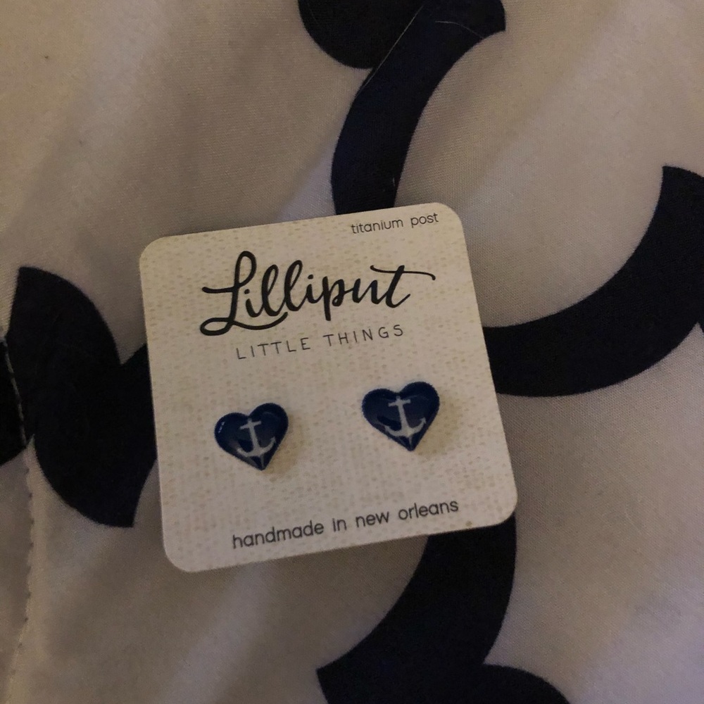 Lilliput Anchor Earrings